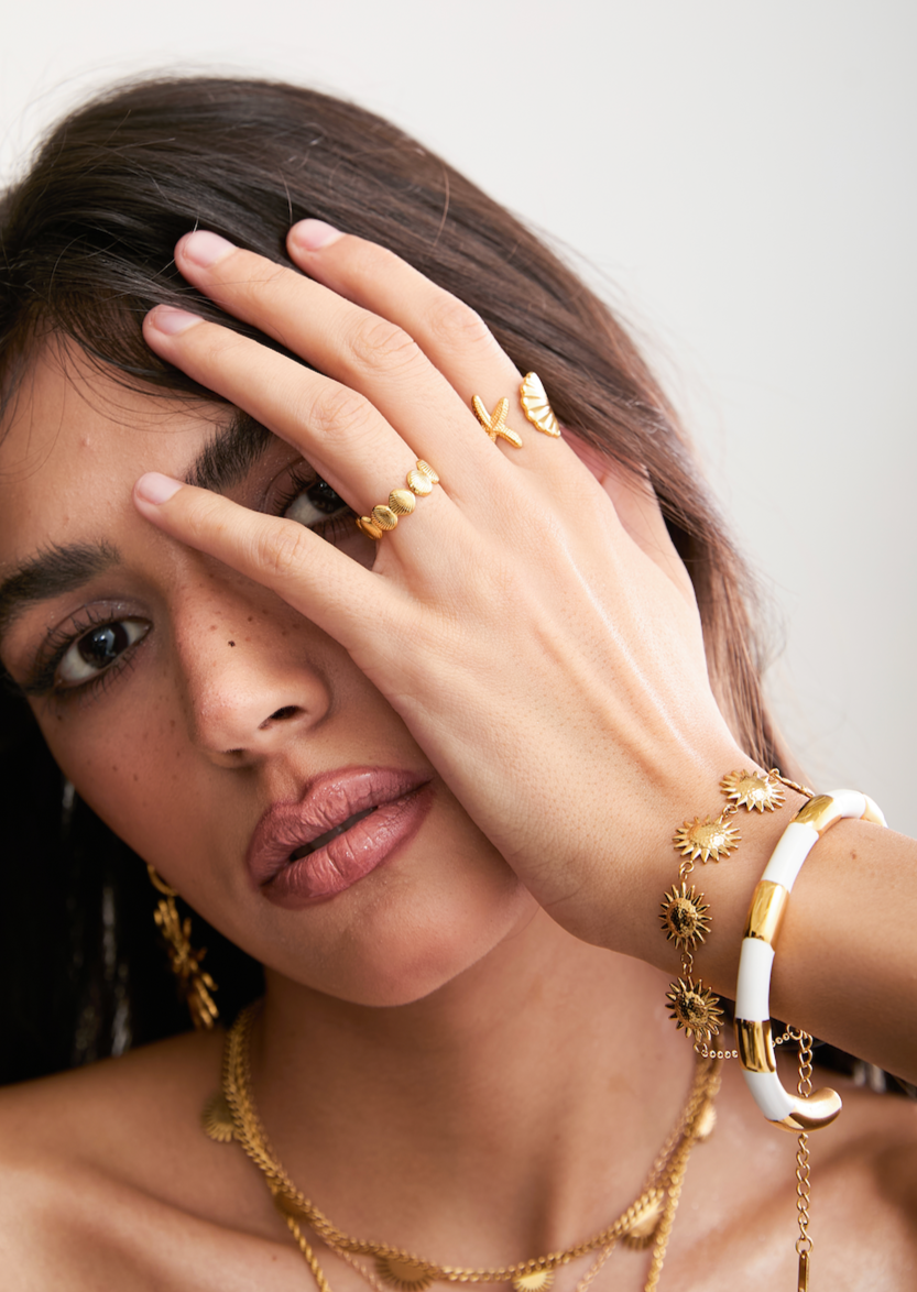 Anello Sid Golden Shell