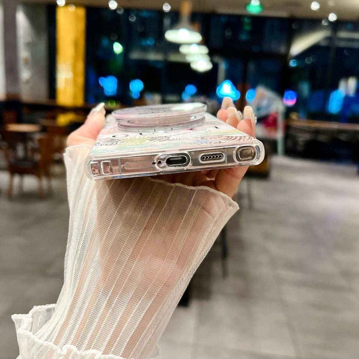 Magnetische Galaxy-Hülle mit Tiger-Blumenmuster für Samsung