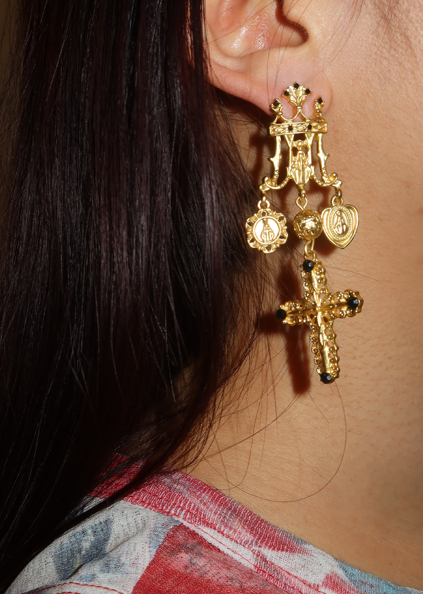 Orecchini vintage Cathy Cross
