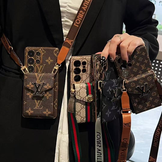 Fashion Leather Wallet Phone Case For Samsung