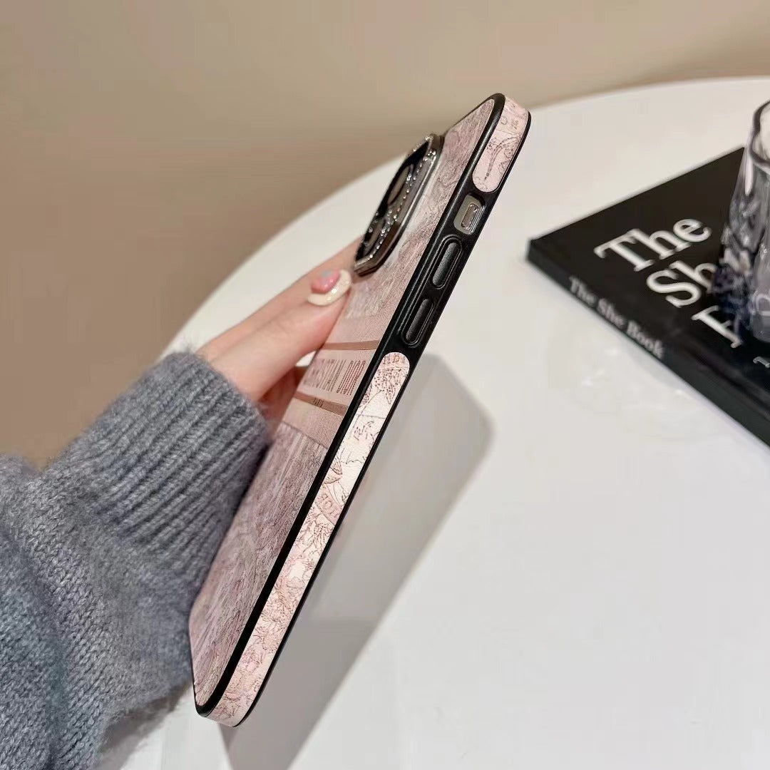 Rosa bedruckte Handyhülle für iPhone