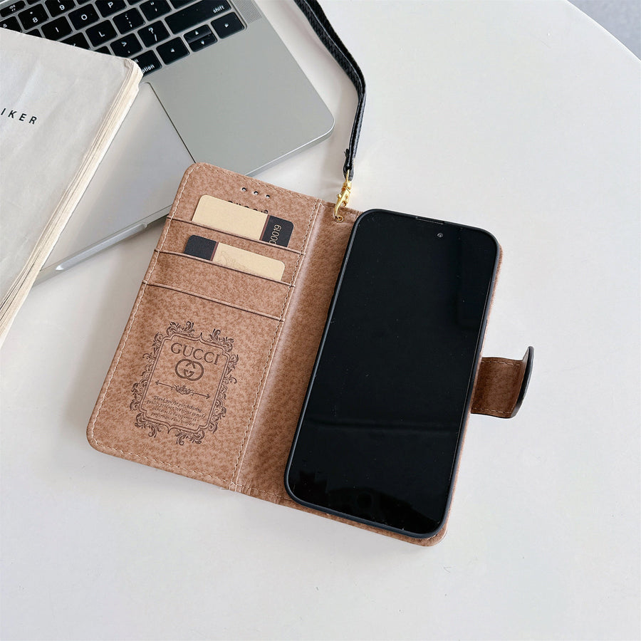 Premium Wallet Handyhülle für iPhone