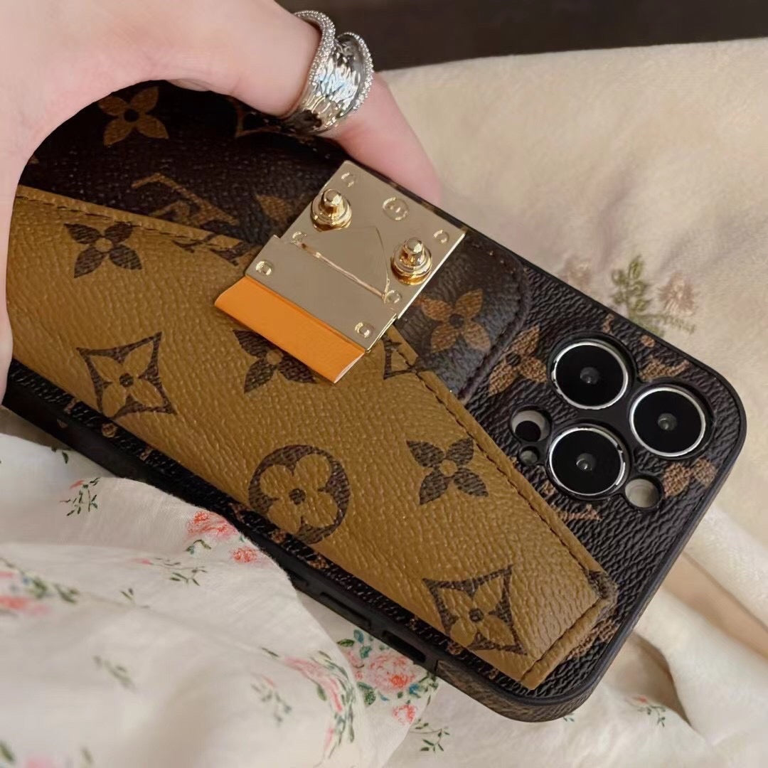 Brown Chain Phone Case
