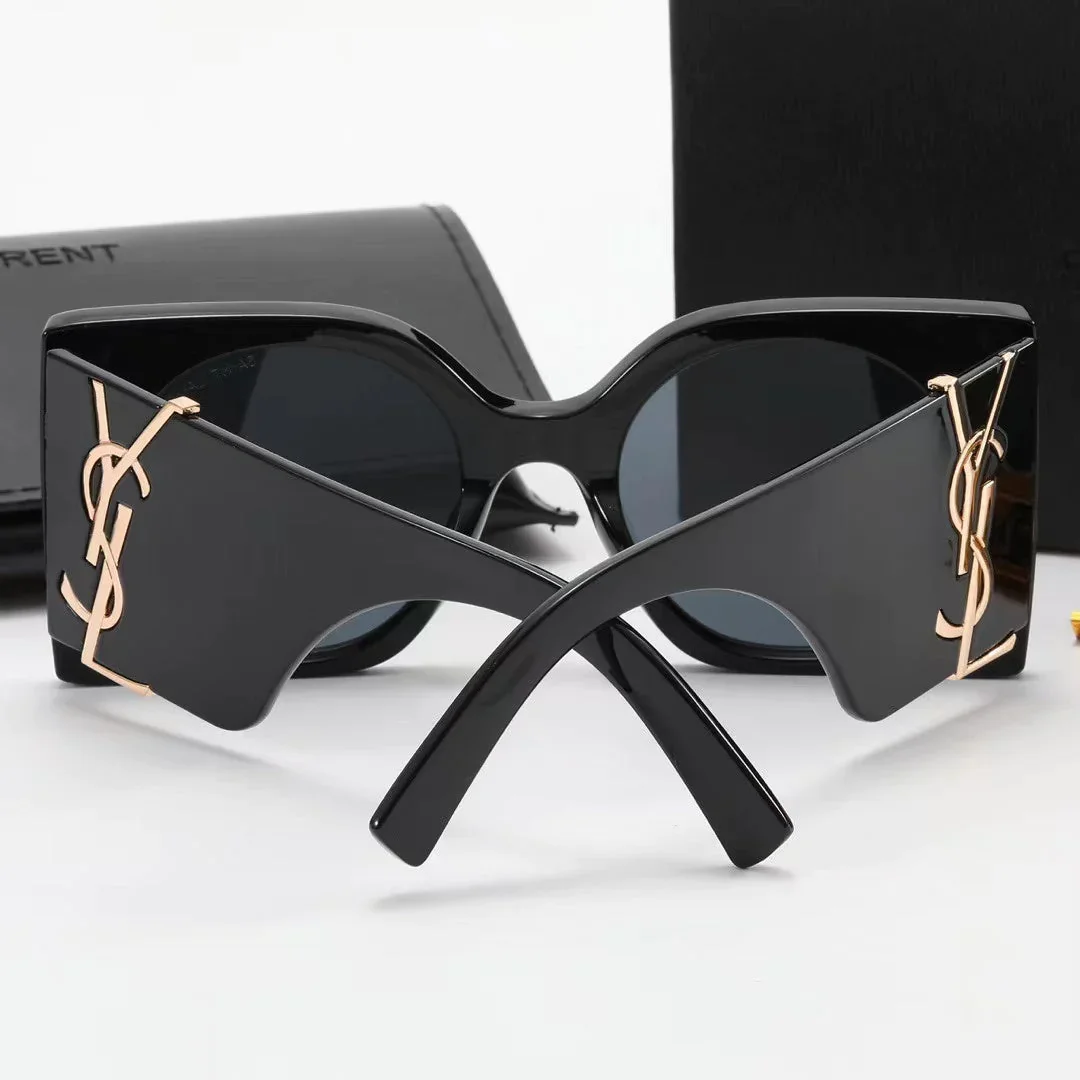 Retro-Sonnenbrille mit großem Rahmen