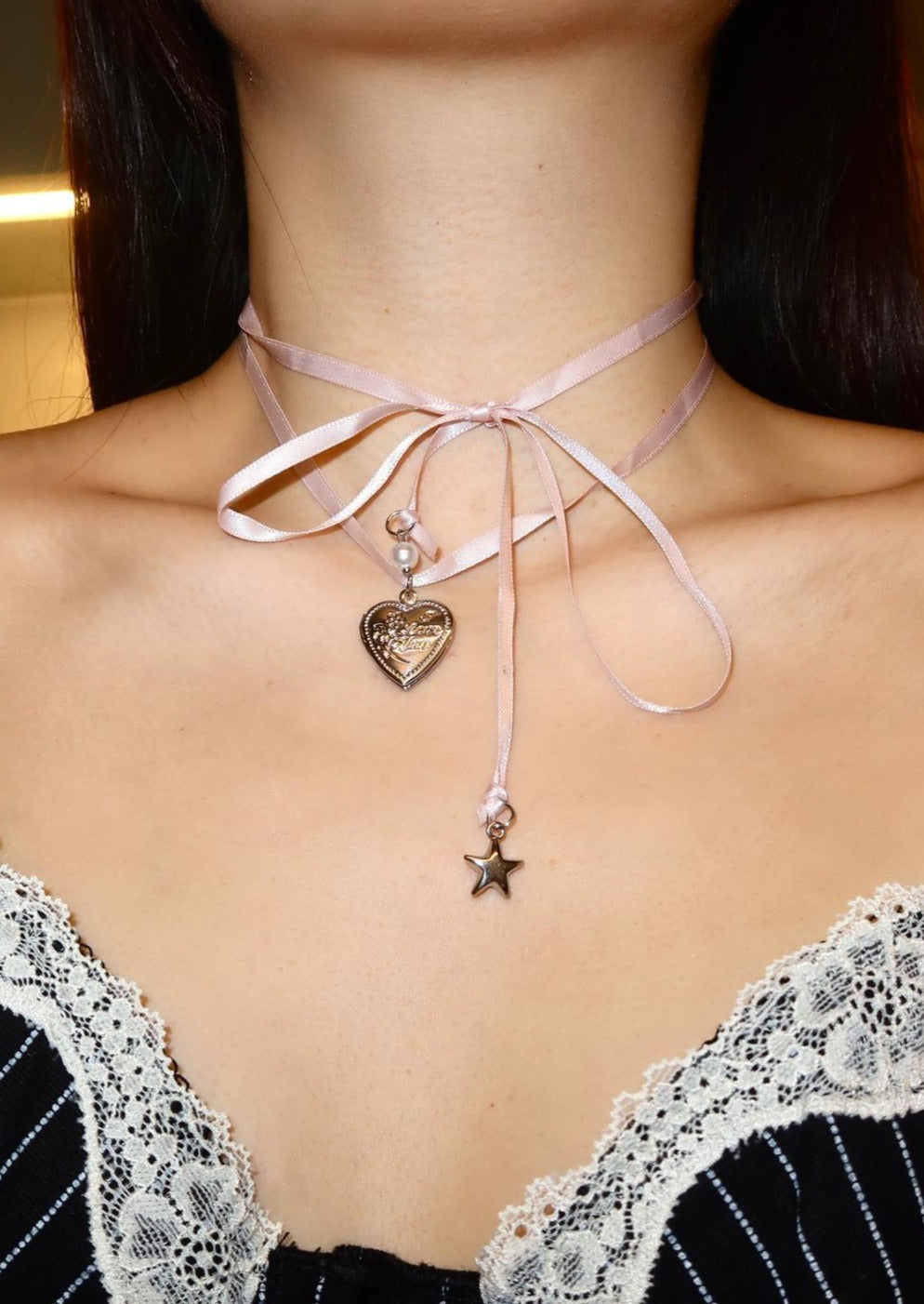 Collana con medaglione d'amore Dan Pink
