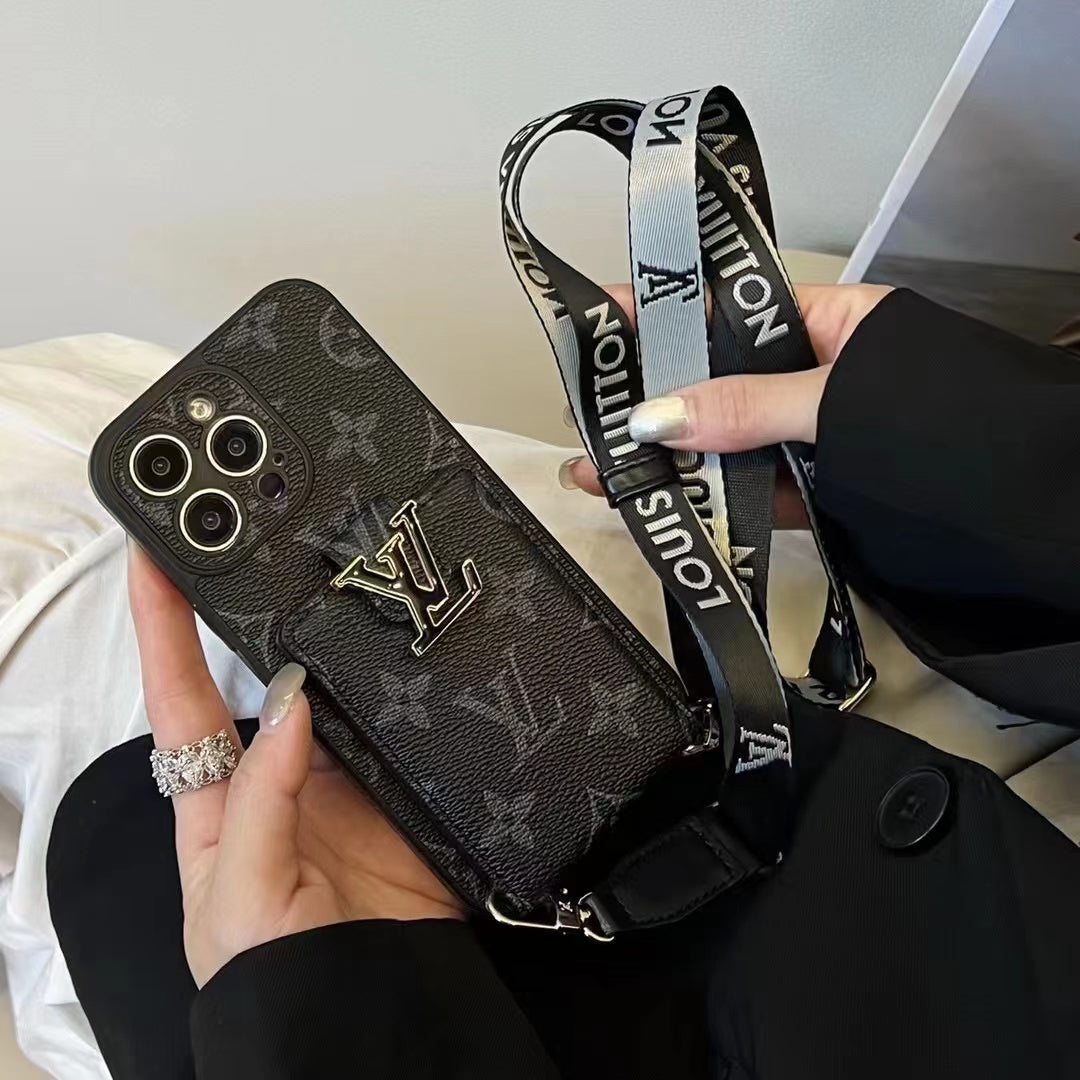 Neue Handyhülle mit Kettenbrieftasche für das iPhone