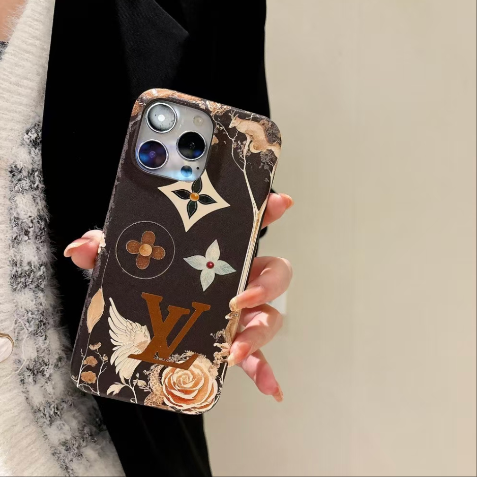 Brown Patten Design Phone Case For Samsung