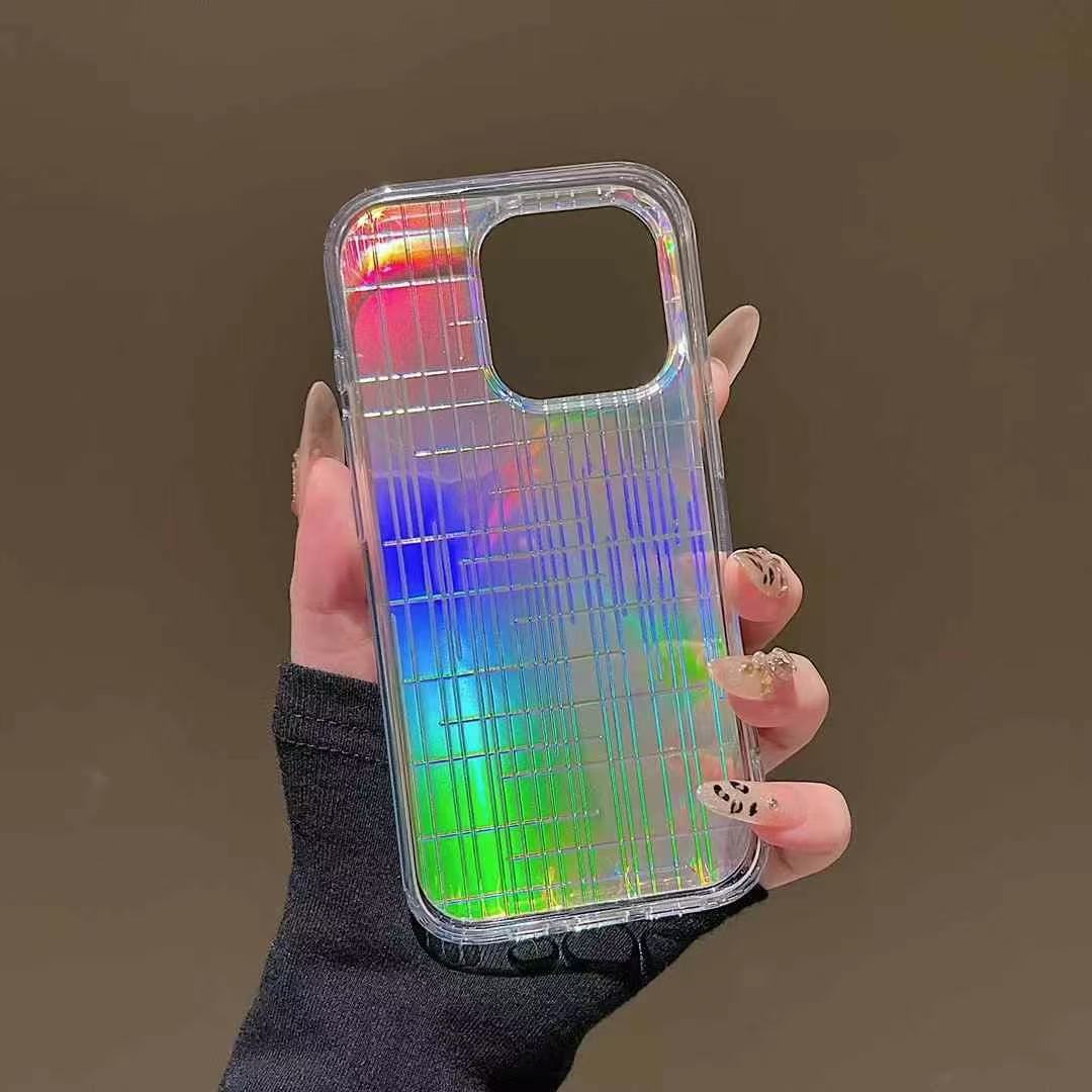 White Flowers Magnetic Bracket Phone Case For iPhone