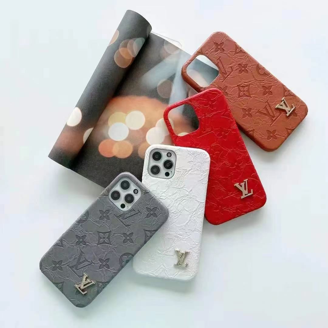 Custodia per telefono con texture alla moda per iPhone