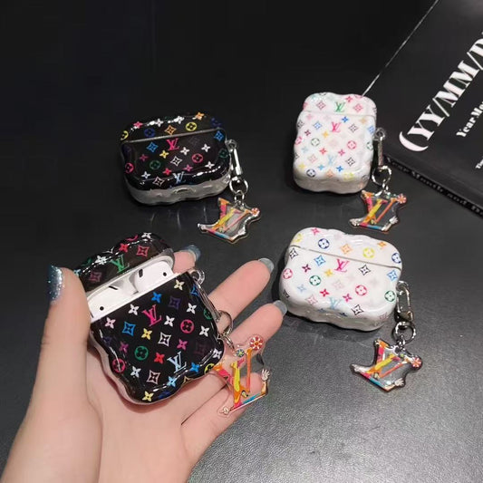 Colorful Silicone Pattern AirPods Case
