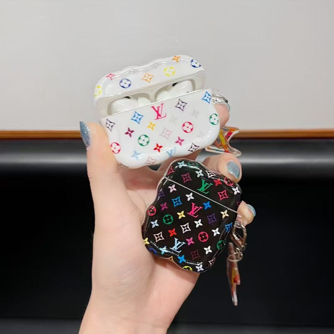 Colorful Silicone Pattern AirPods Case