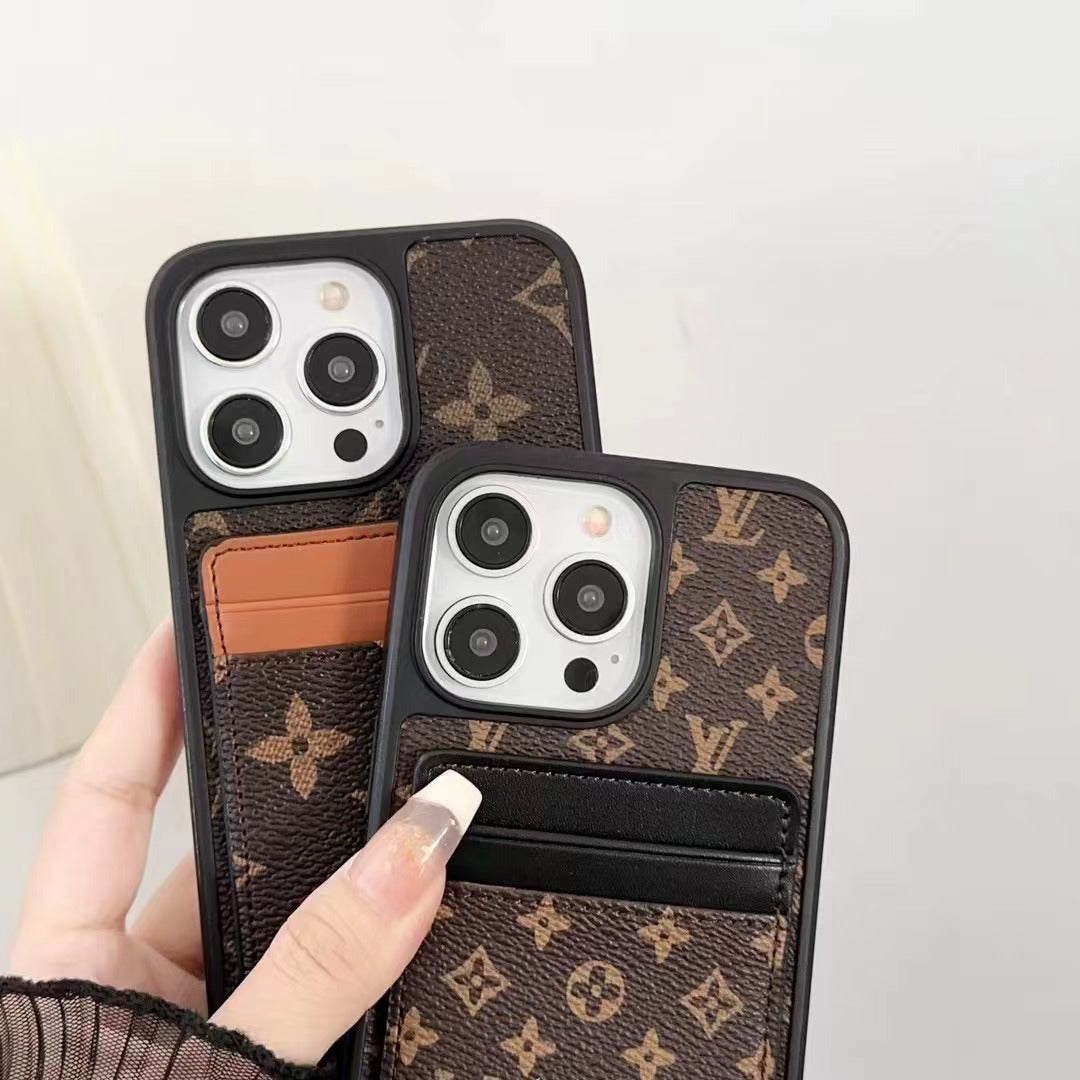 Bedruckte Handyhülle mit Kartenhalter für das iPhone