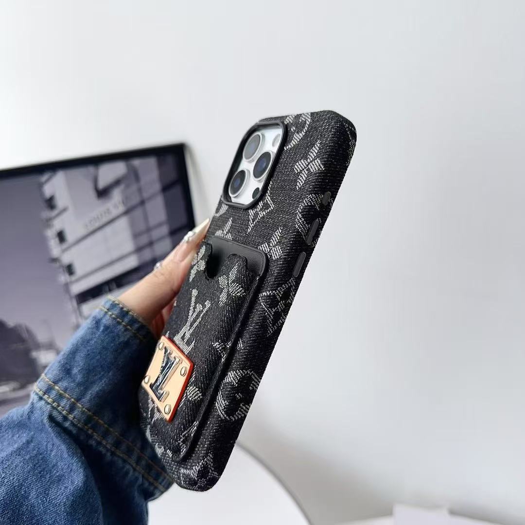 Cowboy Card Holder Phone Case For iPhone