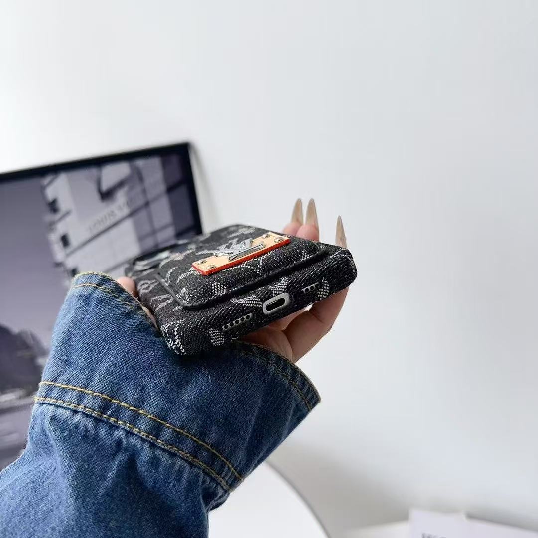 Cowboy Card Holder Phone Case For iPhone