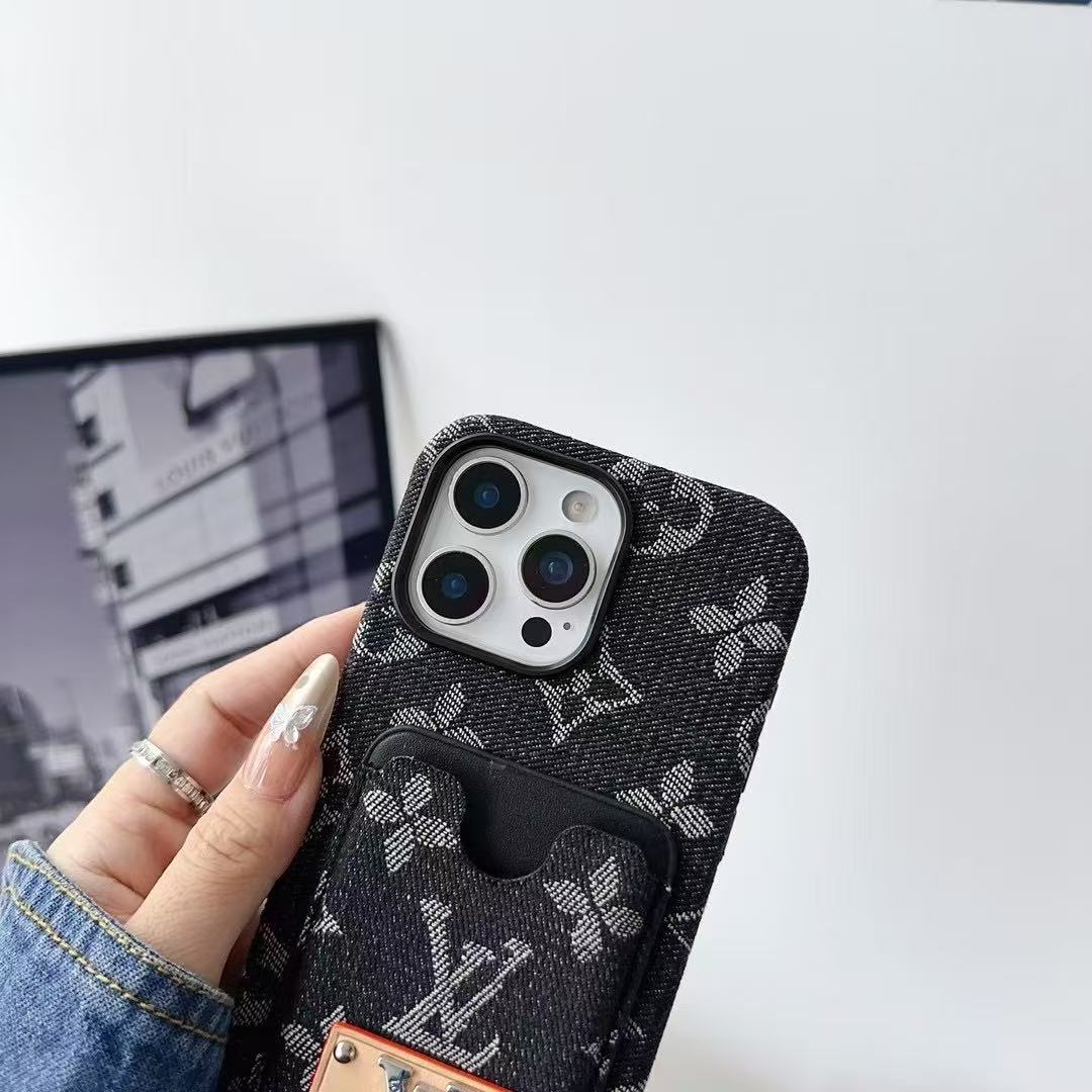 Cowboy Card Holder Phone Case For iPhone