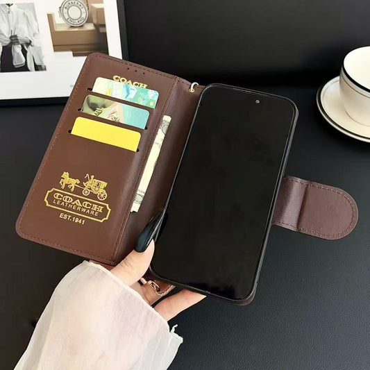 New Leather Wallet Design Phone Case For iPhone