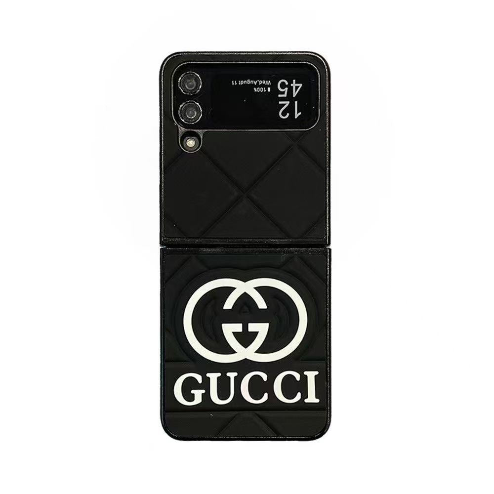 Trendy Black Galaxy Z Case For Samsung