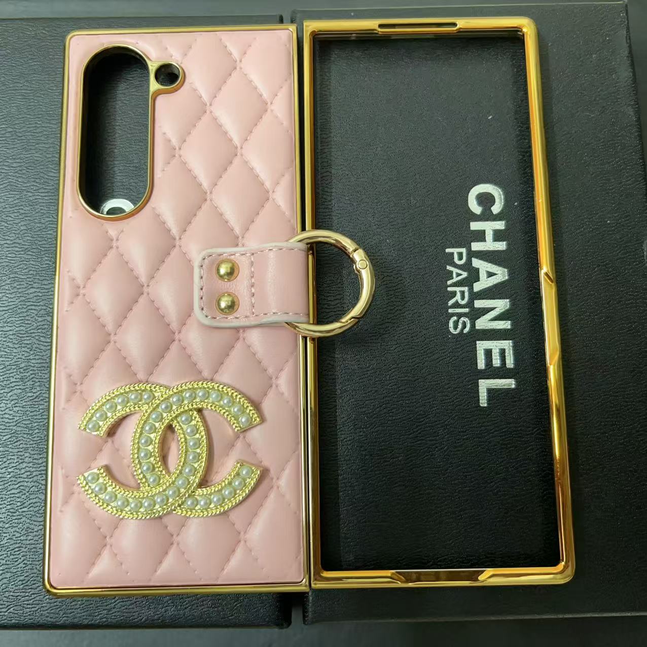 Full Black Gold Galaxy Case For Samsung
