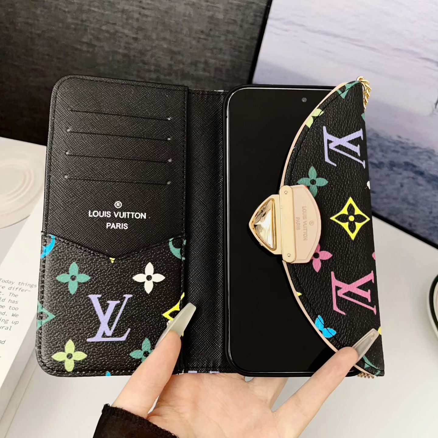 New Wallet Design Phone Cover For iPhone