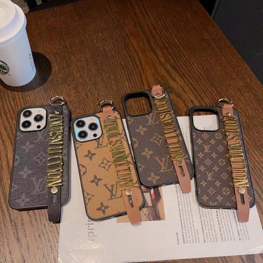 Custodia Galaxy con cinturino in oro per Samsung