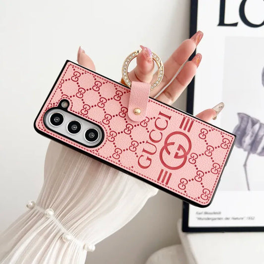 Custodia per Galaxy con design ad anello alla moda per Samsung