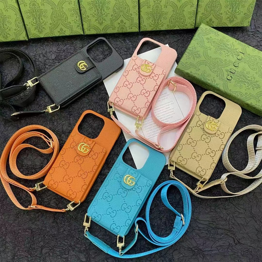 Custodia per telefono con motivo di carta colorata per iPhone