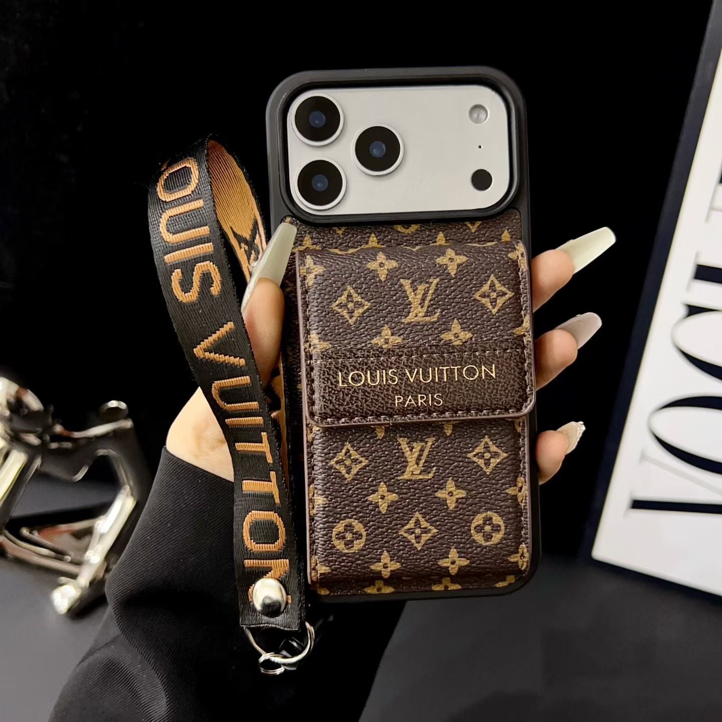 Fashion Card Holder Phone Case For iPhone