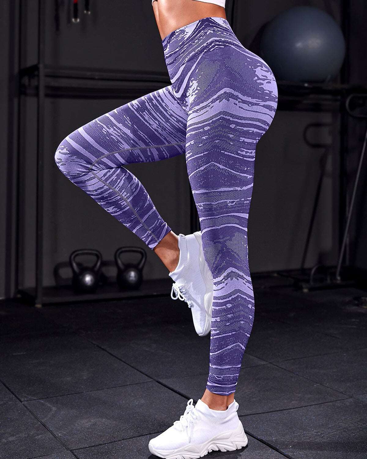 Aspen Seamless Leggings - Blue