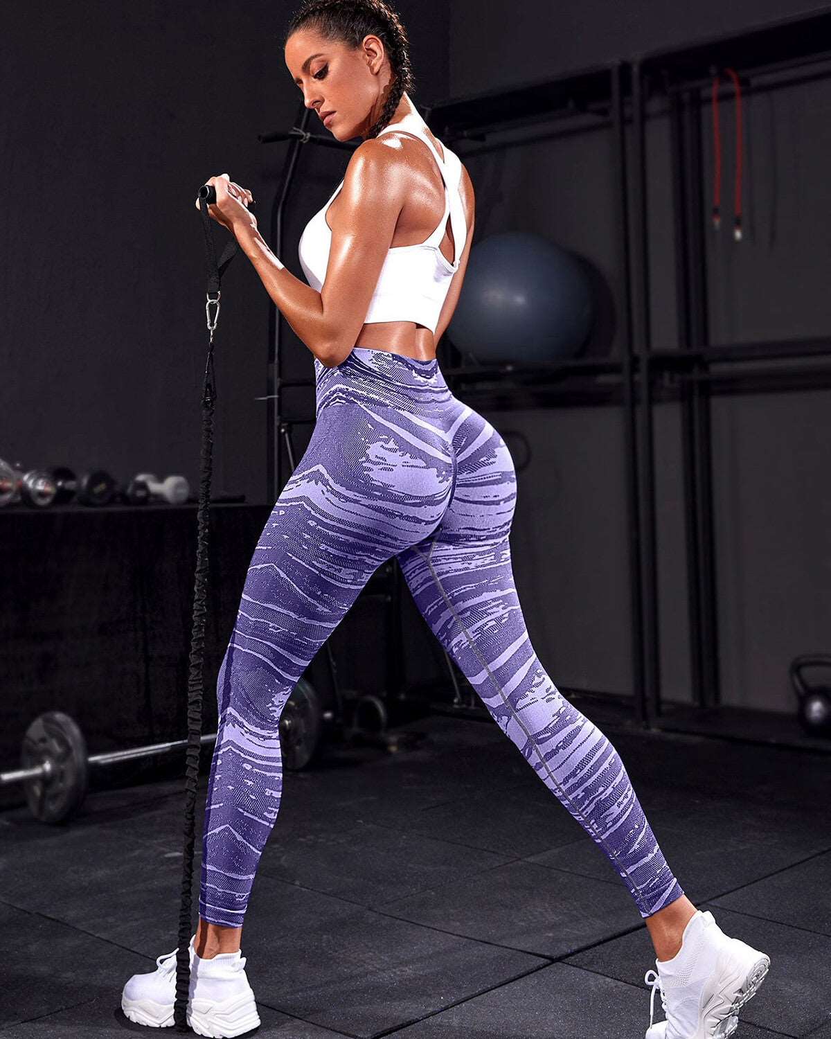 Aspen Seamless Leggings - Blue