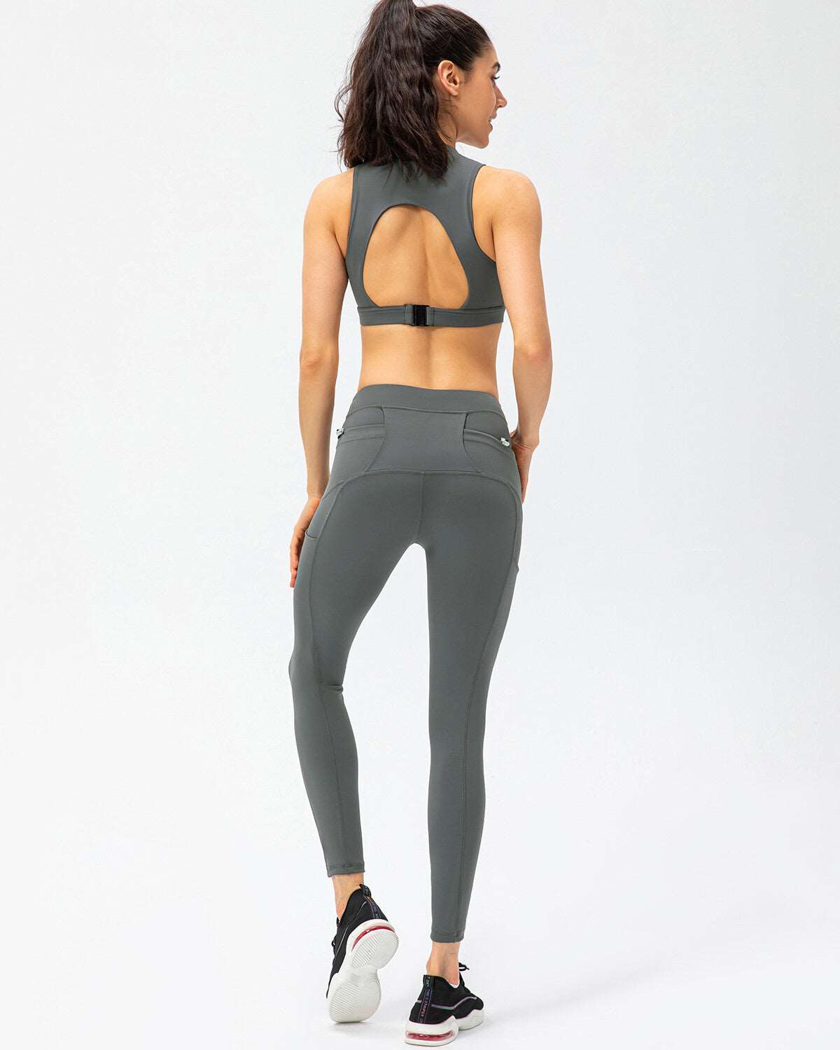 Athena Seamless Pocket Leggings - Grey