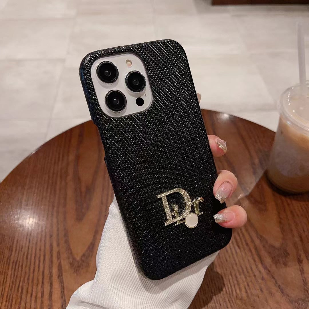 Custodia per telefono con design di perle per iPhone
