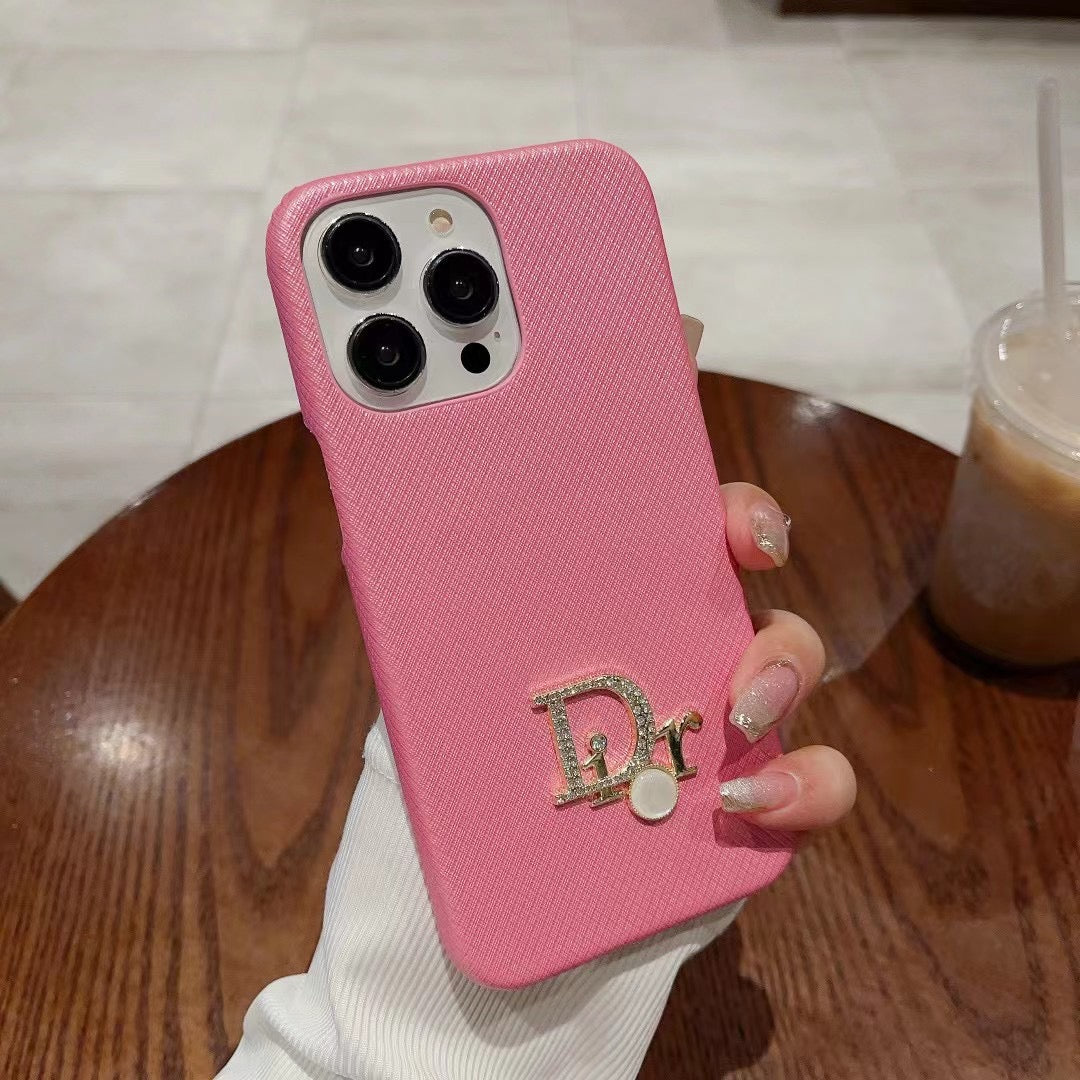 Custodia per telefono con design di perle per iPhone