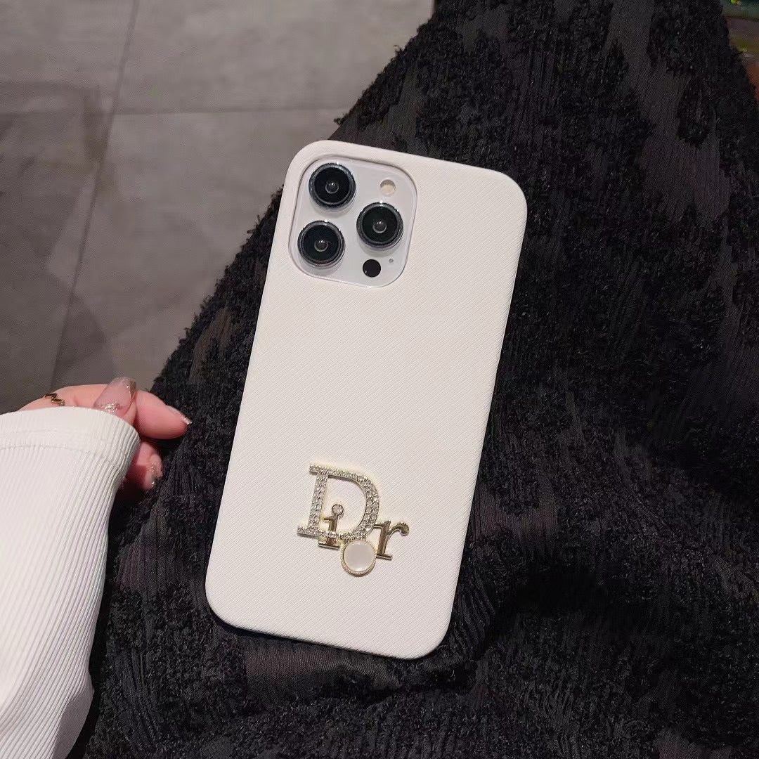 Custodia per telefono con design di perle per iPhone
