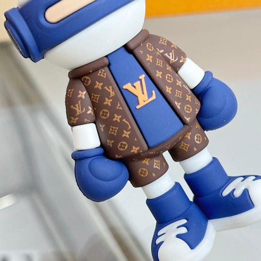 Süßer brauner Schlüsselanhänger