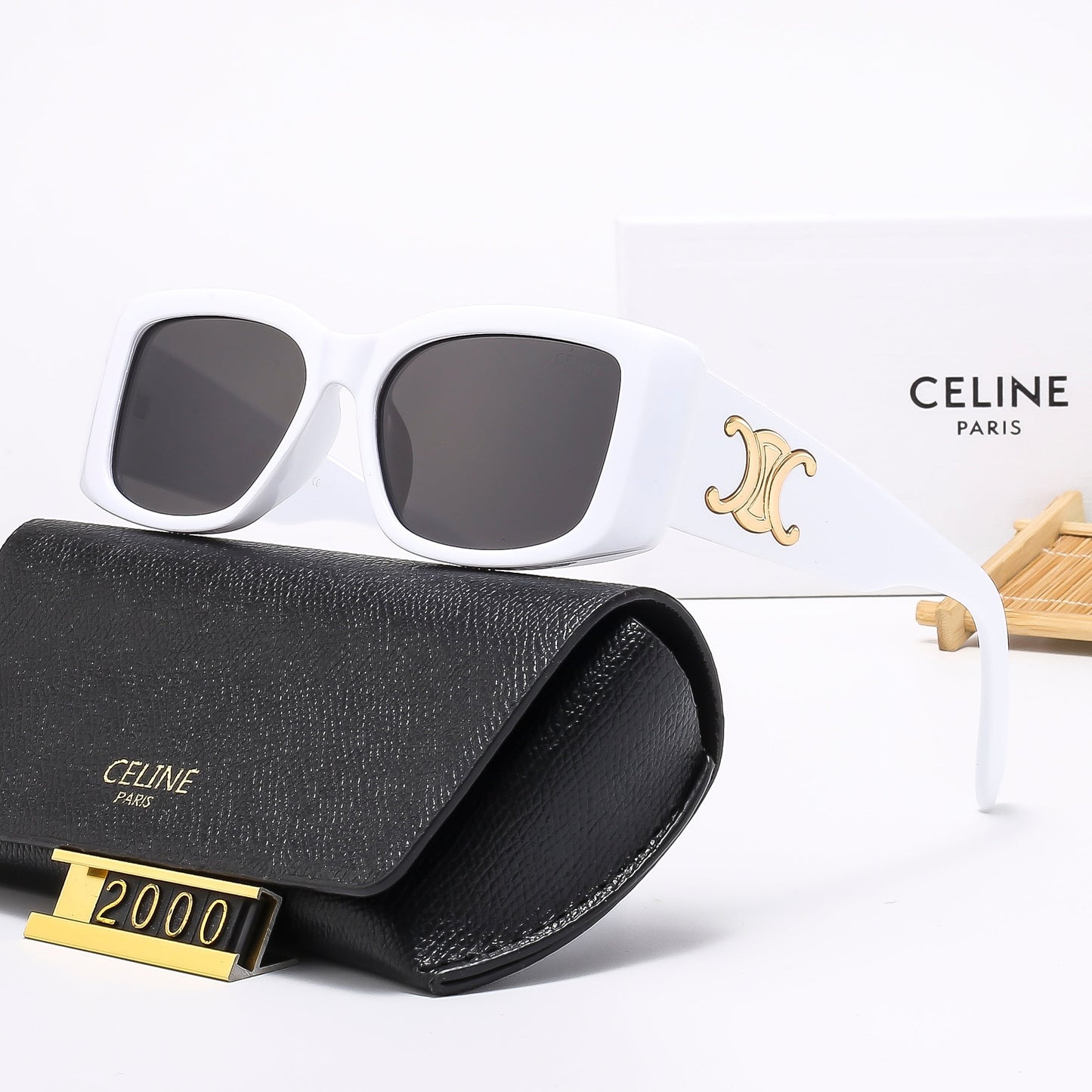 Modische Cat-Eye-Sonnenbrille mit kleinem Rahmen