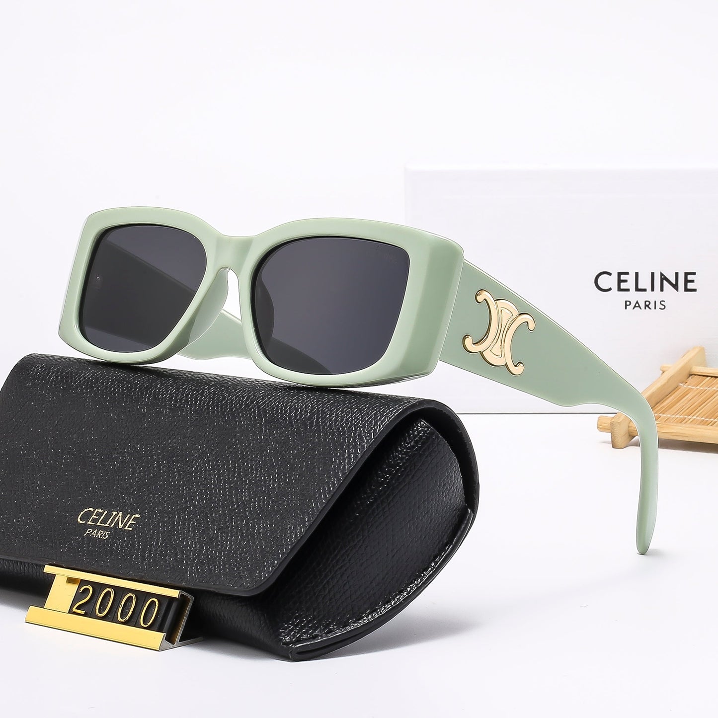 Modische Cat-Eye-Sonnenbrille mit kleinem Rahmen