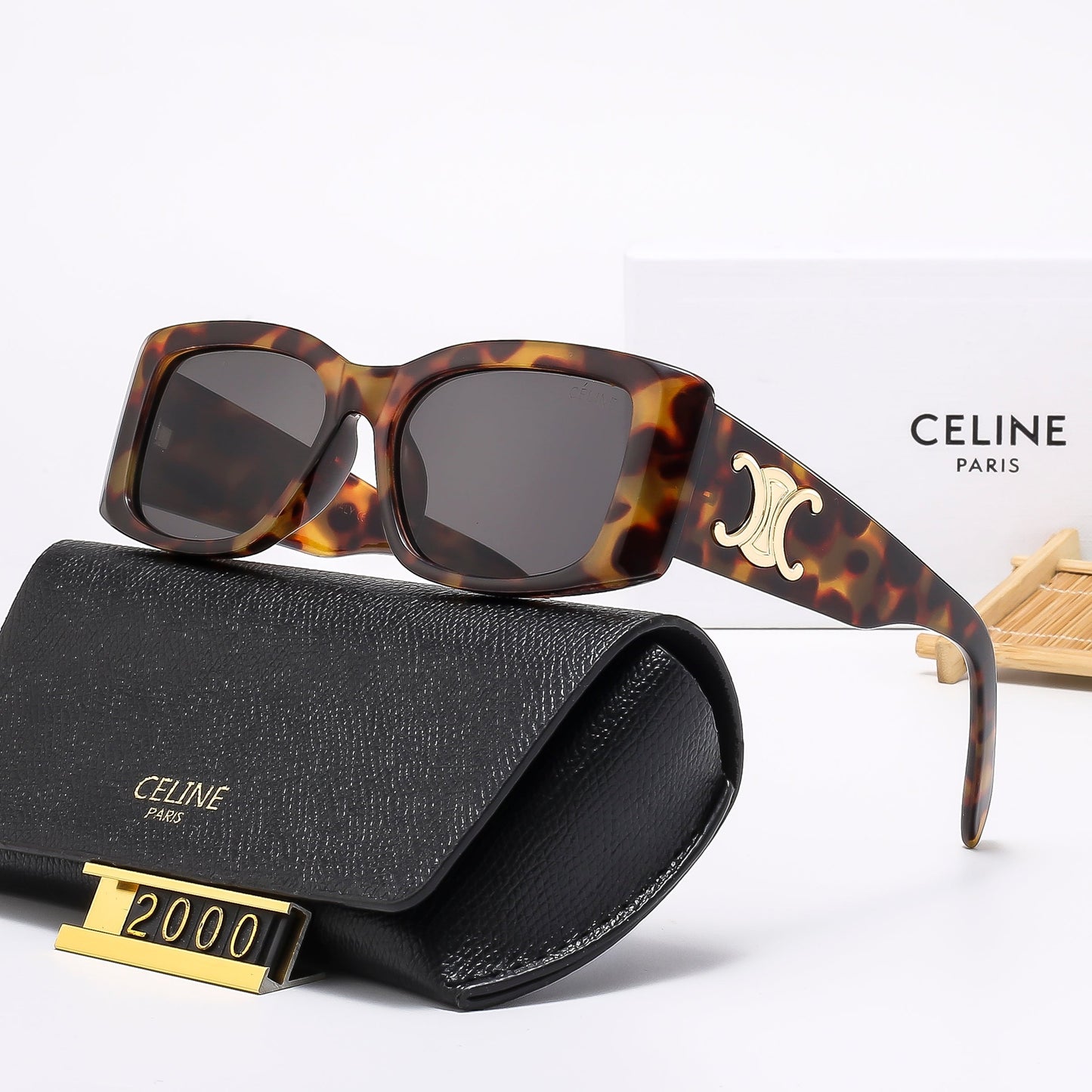 Modische Cat-Eye-Sonnenbrille mit kleinem Rahmen