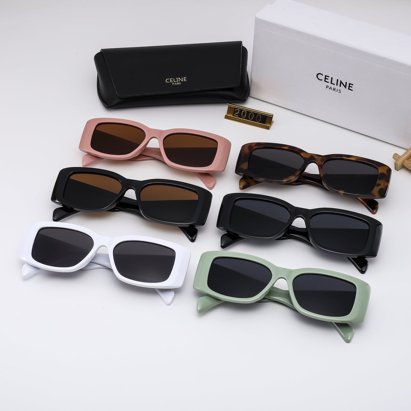 Modische Cat-Eye-Sonnenbrille mit kleinem Rahmen