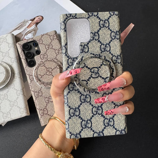 Texture Holder MagSafe Galaxy Case For Samsung