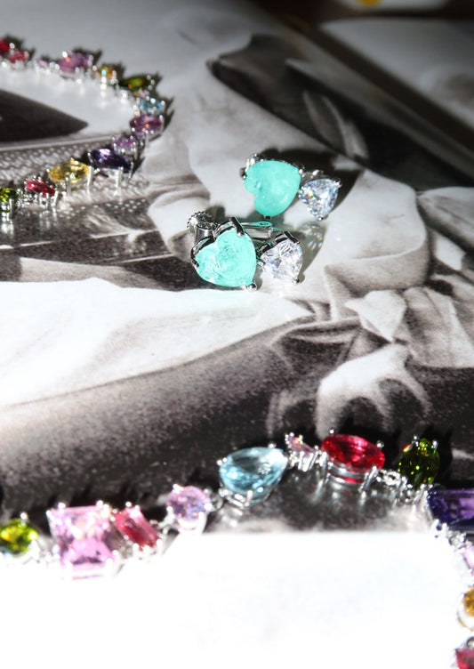 Shay Lagoon Blaue Edelstein-Silberohrringe