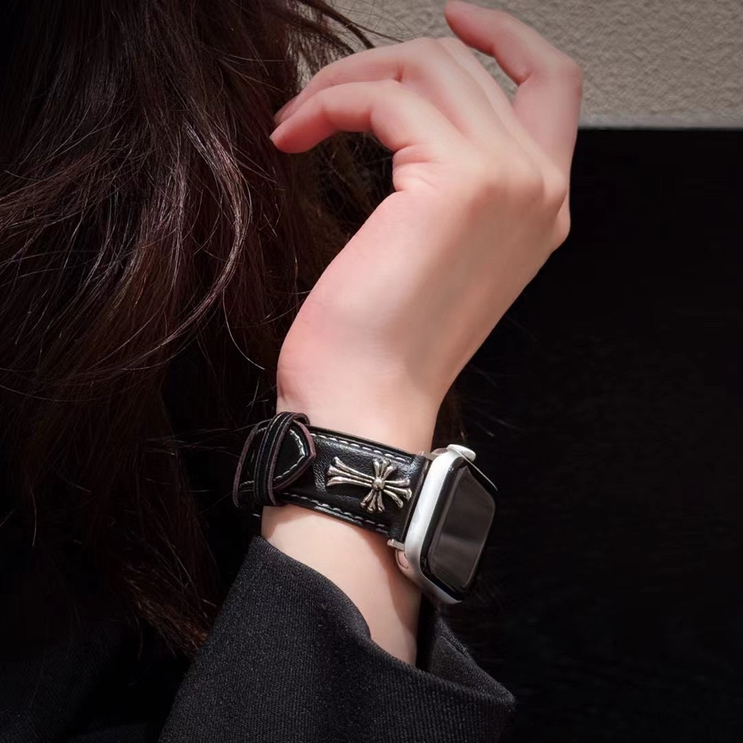 Coole schwarze Apple Watch Armbänder