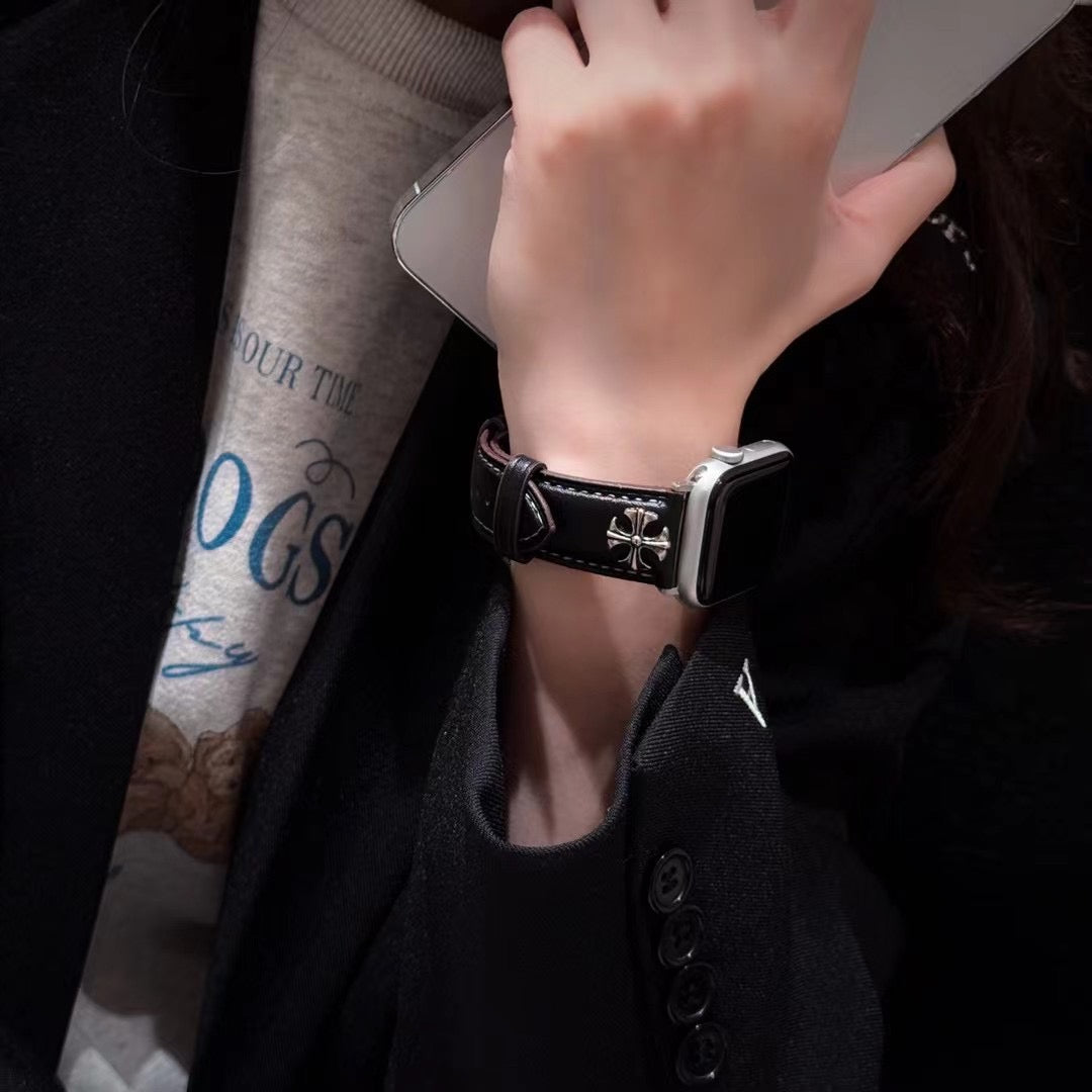 Coole schwarze Apple Watch Armbänder