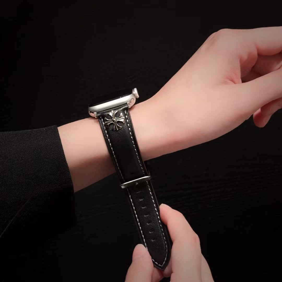 Coole schwarze Apple Watch Armbänder