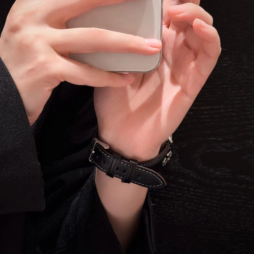 Coole schwarze Apple Watch Armbänder