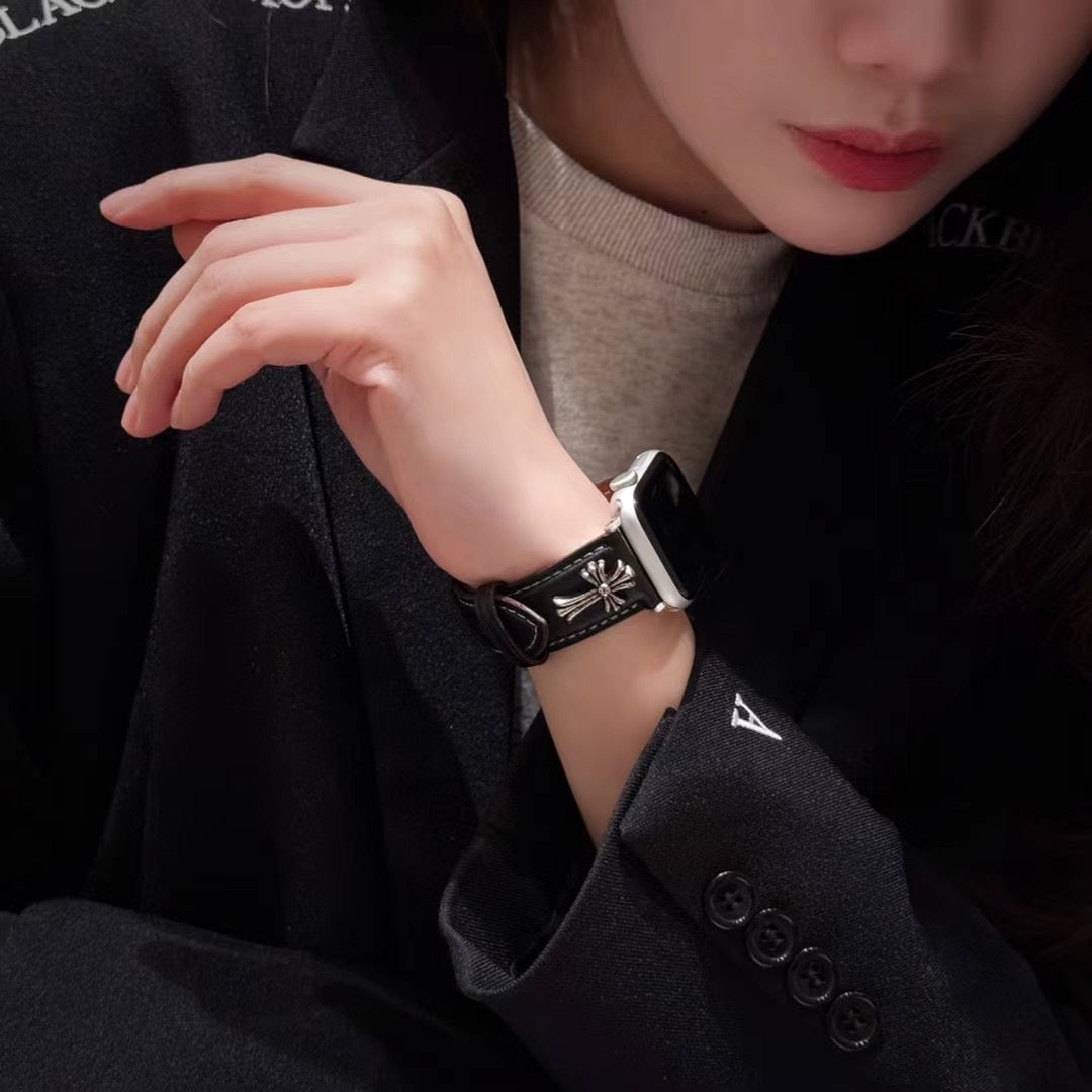 Coole schwarze Apple Watch Armbänder