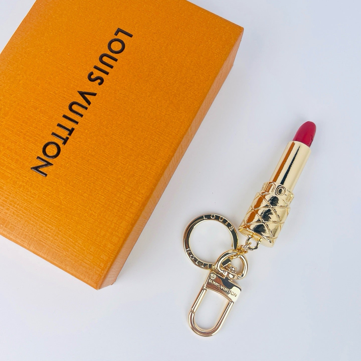 Lipstick Design Keychain Pendant