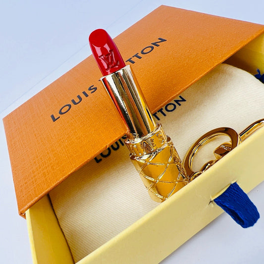 Lipstick Design Keychain Pendant