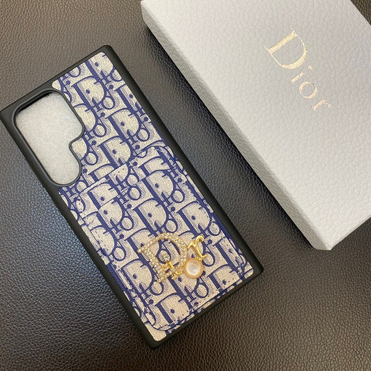 Custodia Galaxy con carta blu per Samsung