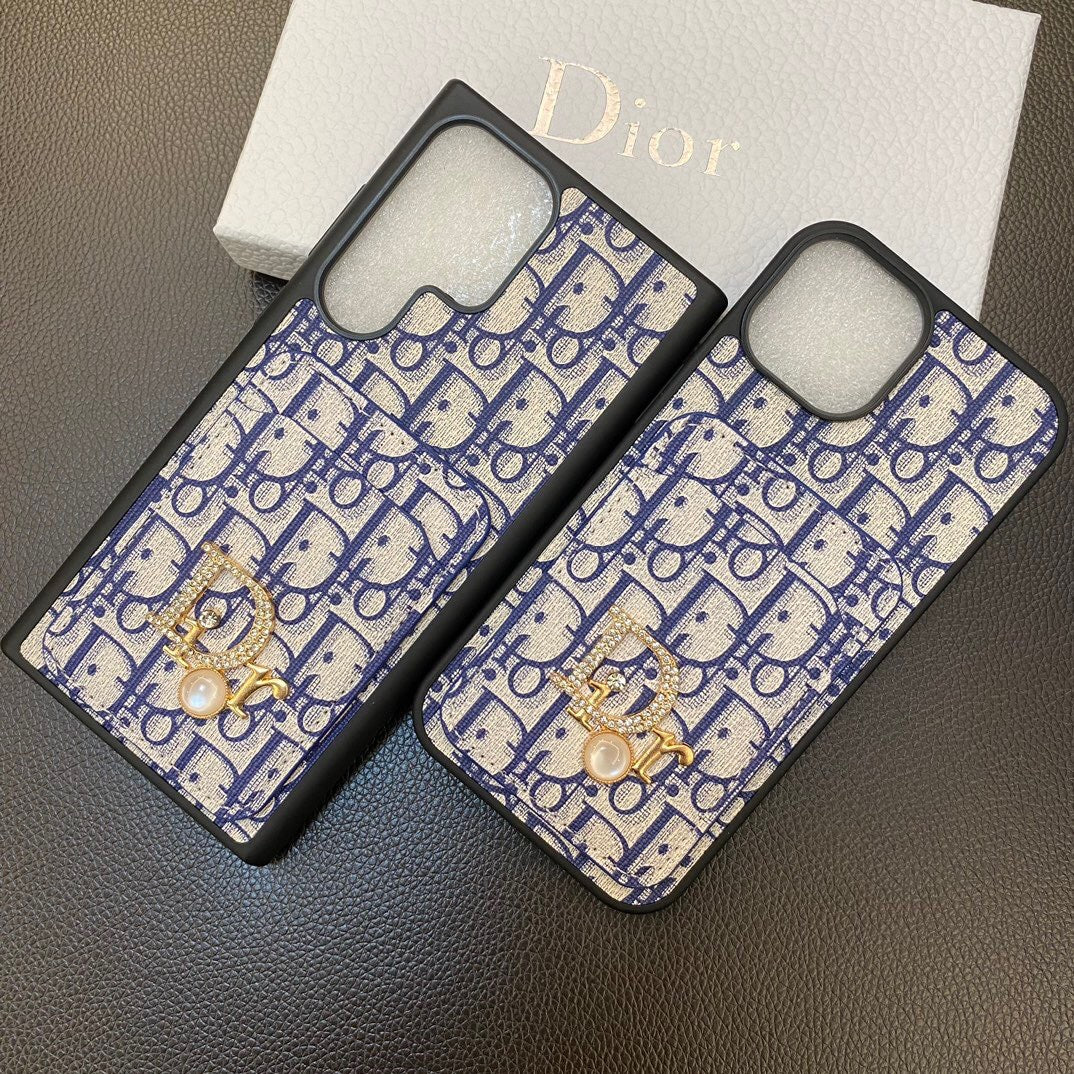 Custodia Pixel con carta blu per Google
