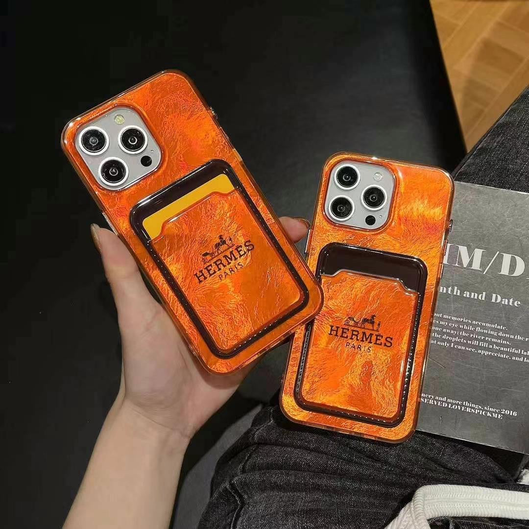 Lustige orange Handyhülle für iPhone